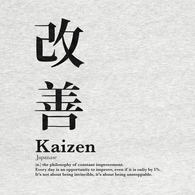 Kaizen - The Art of Continuous Improvement by RetroandMangaarts